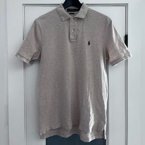 Ralph Lauren Light Gray Polo Shirt for Men